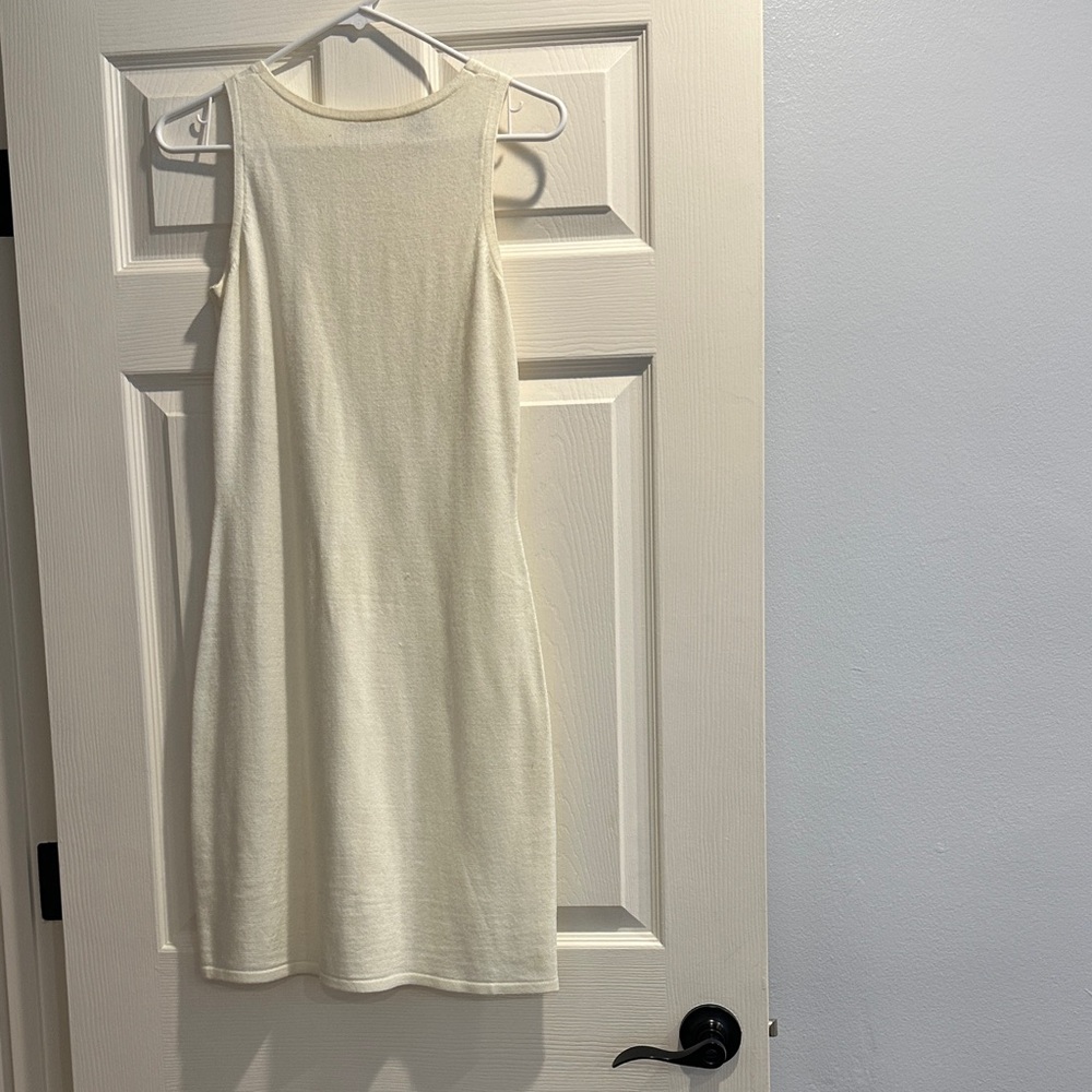 Moda International Ivory Sleeveless Mini Dress